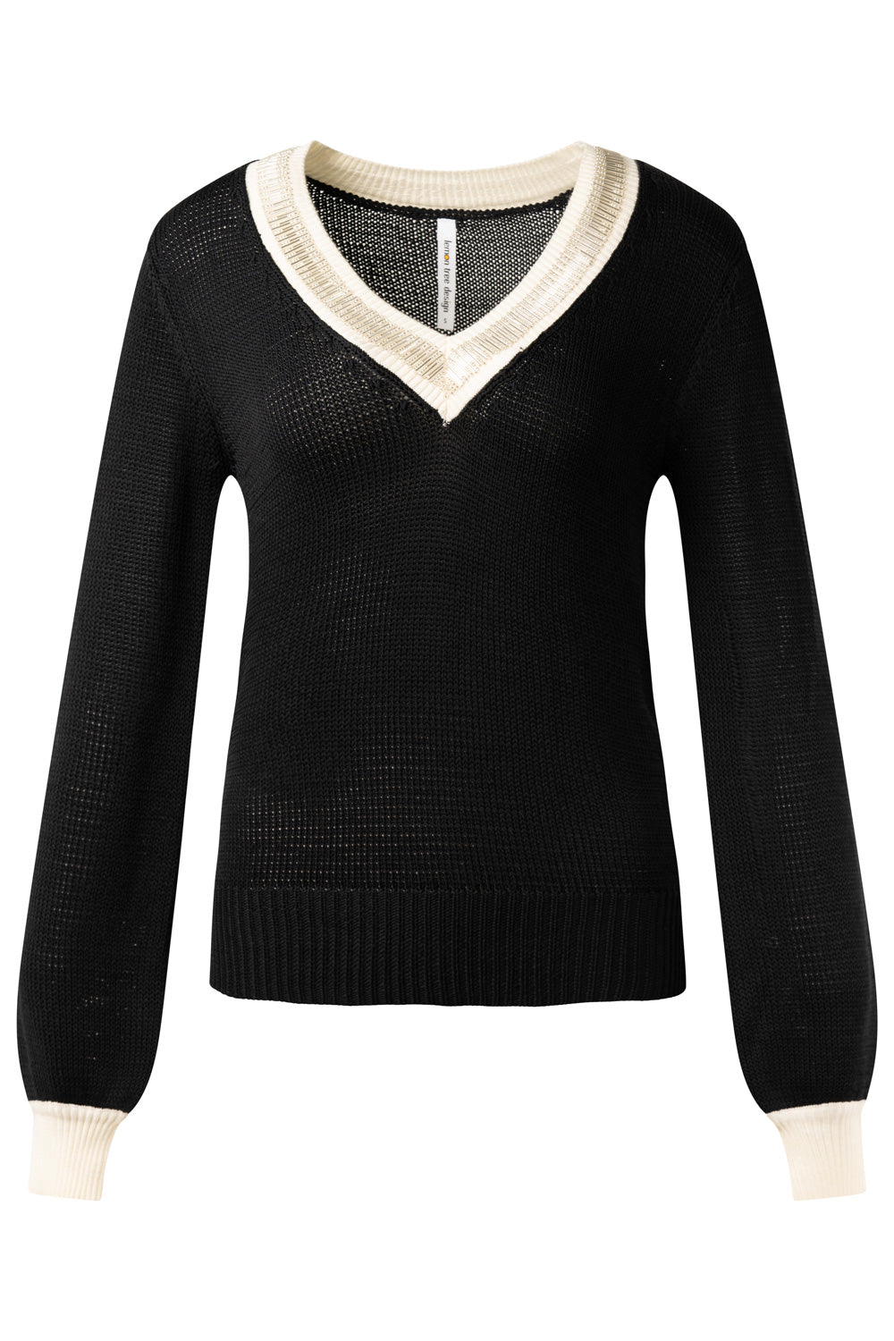 Angelica Knit Black Cream