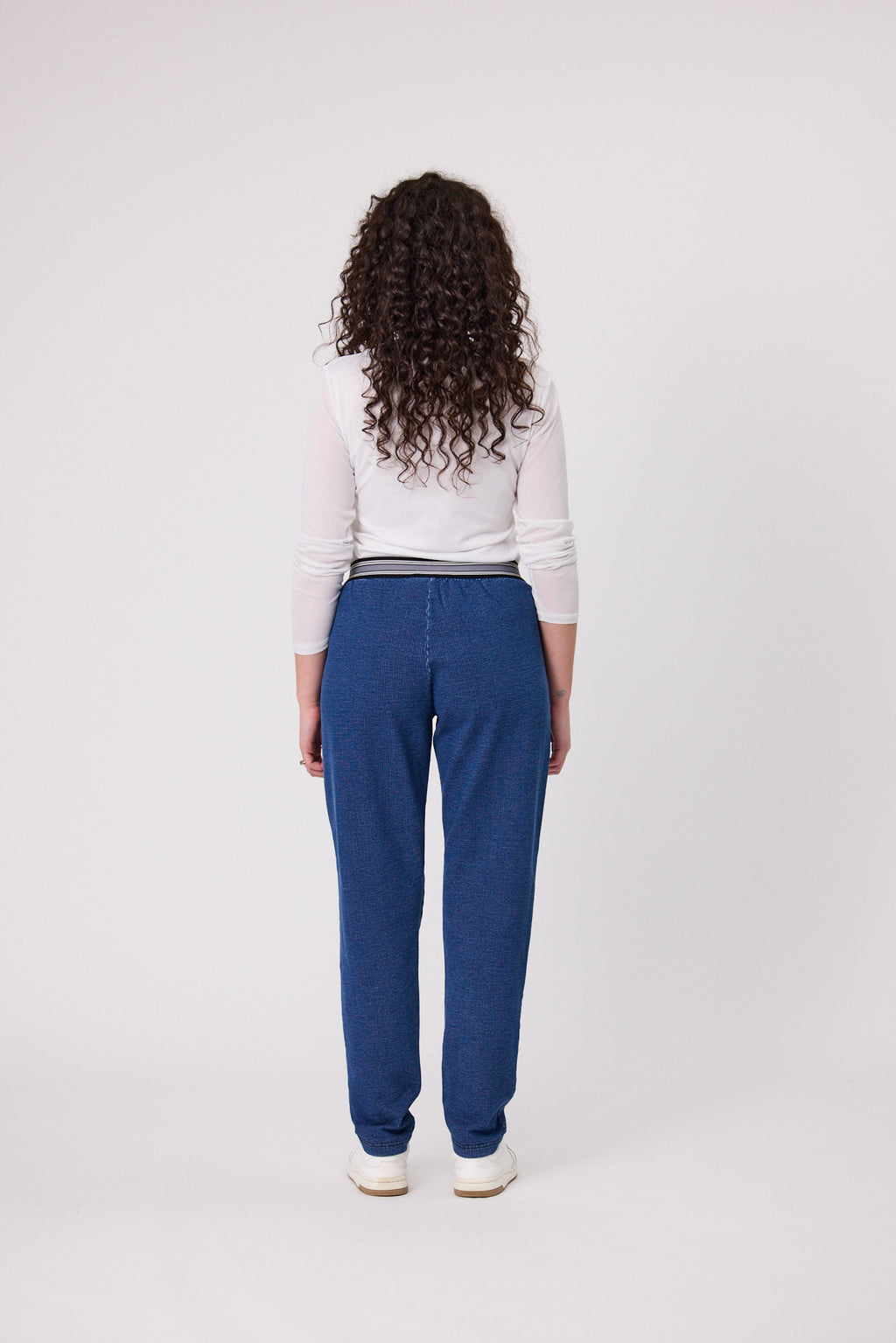 Georgie Knit Denim Pant Light Indigo