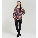 Hailey Top Ink Paisley