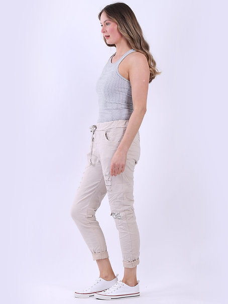 Italian Magic Pants Beige
