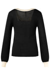 Angelica Knit Black Cream