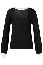 Angelica Knit Black Cream