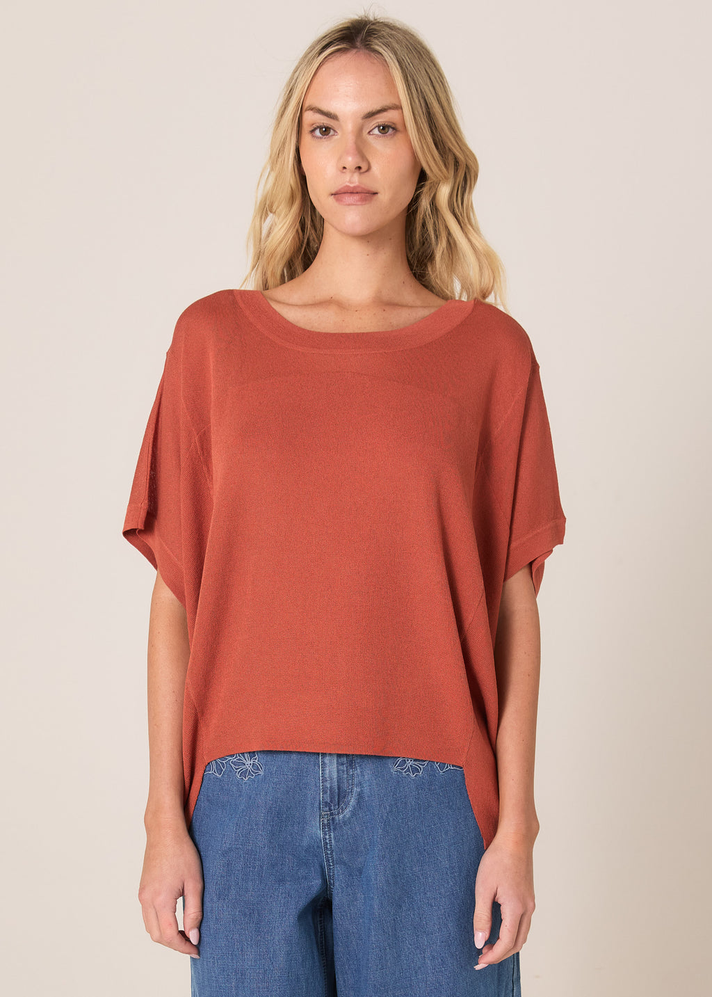 Esther Knit Top Cinnamon