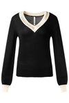 Angelica Knit Black Cream