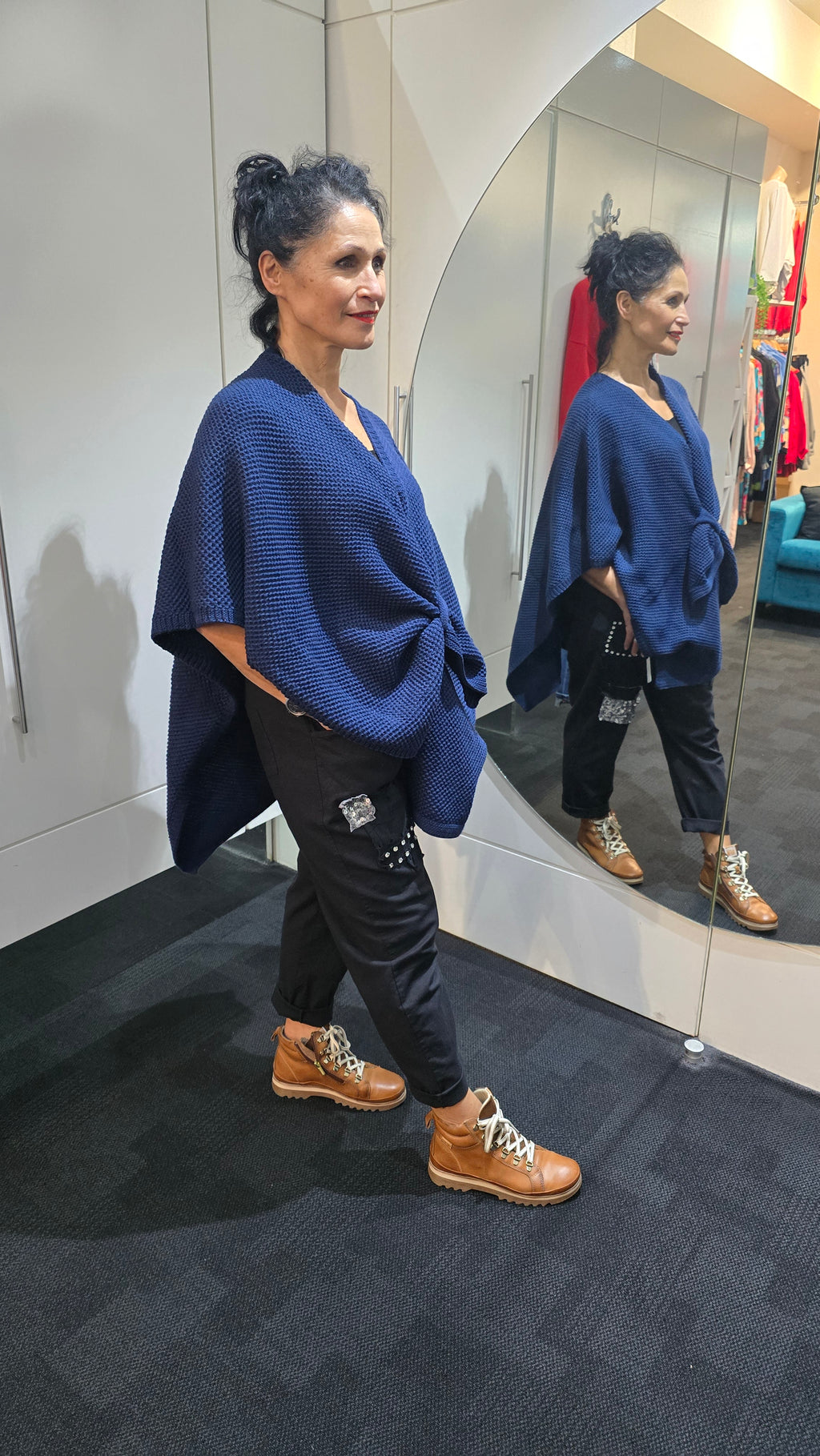 Edinburgh Shawl Navy
