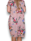 Bouquet Jungle Dress Baby Pink