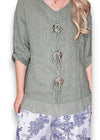 Trois Button Top Forest