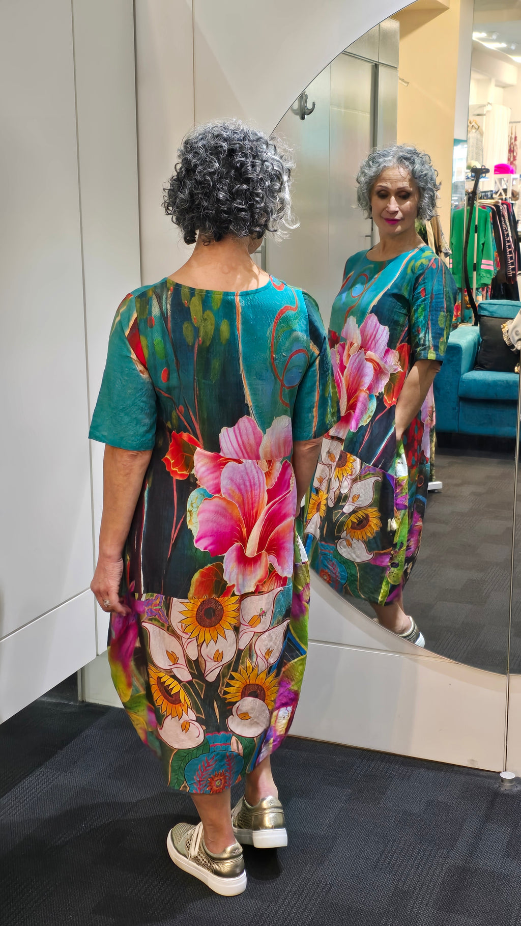3 Tier Dress Teal