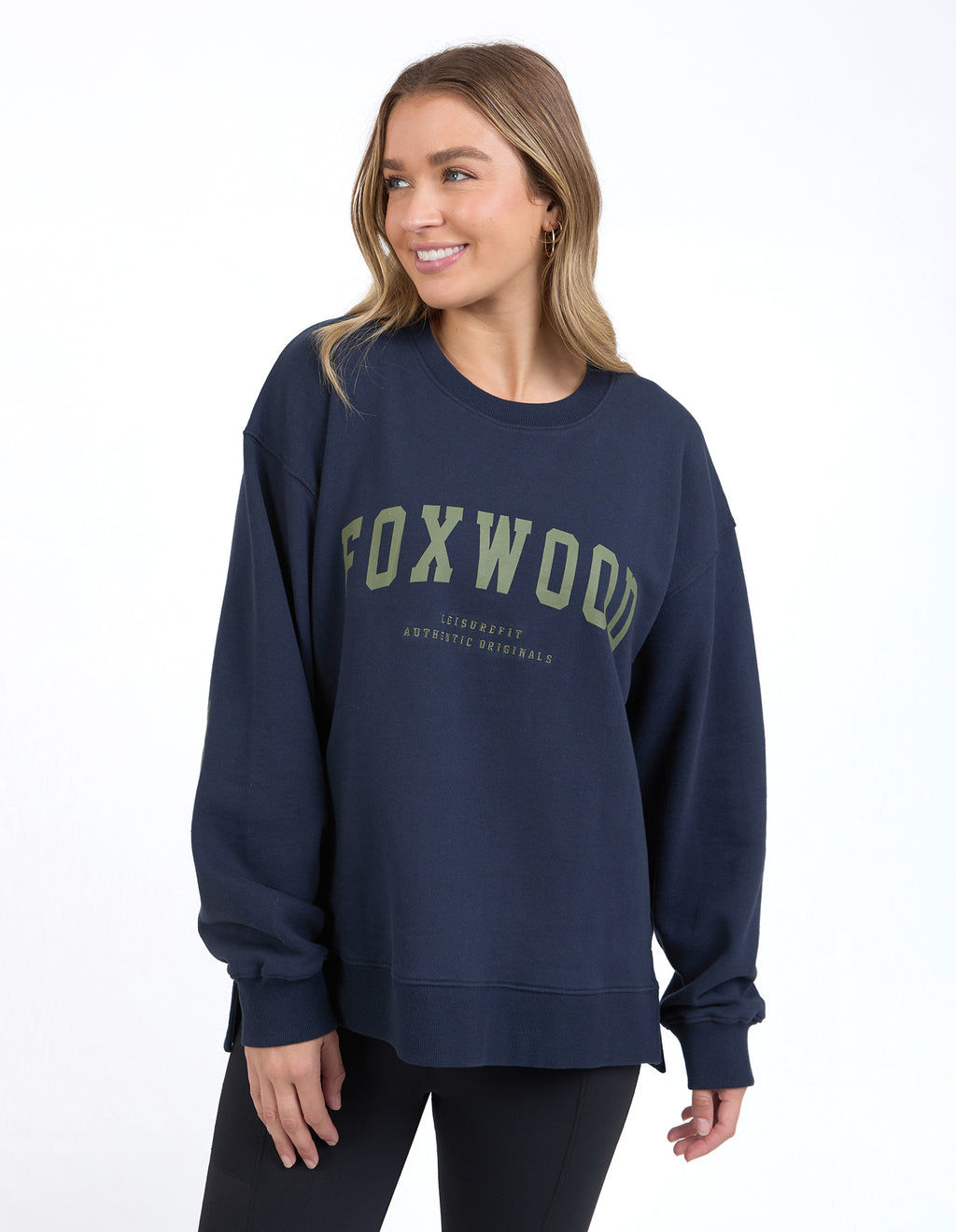 Interval Crew Navy Green