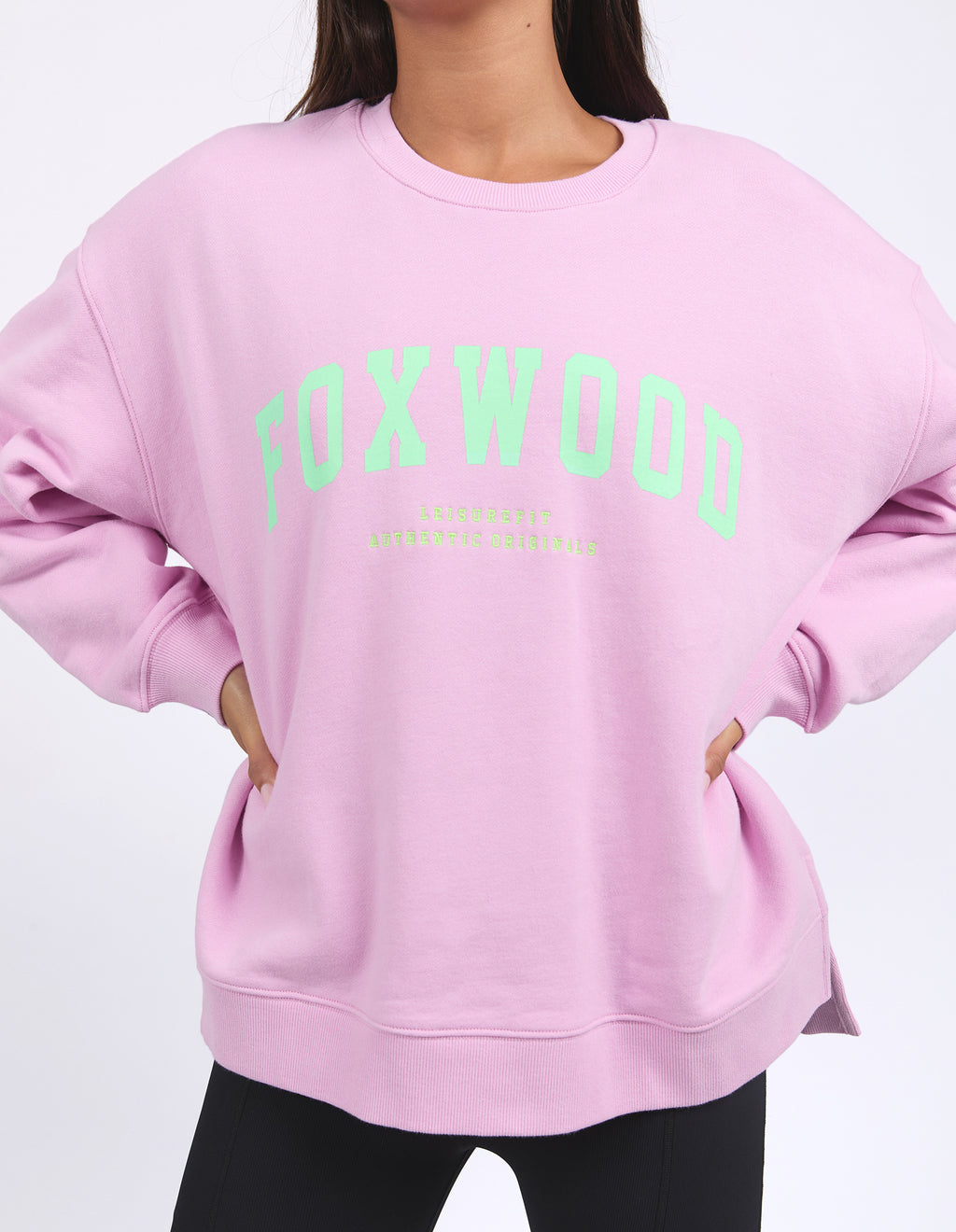 Interval Crew Pink Green