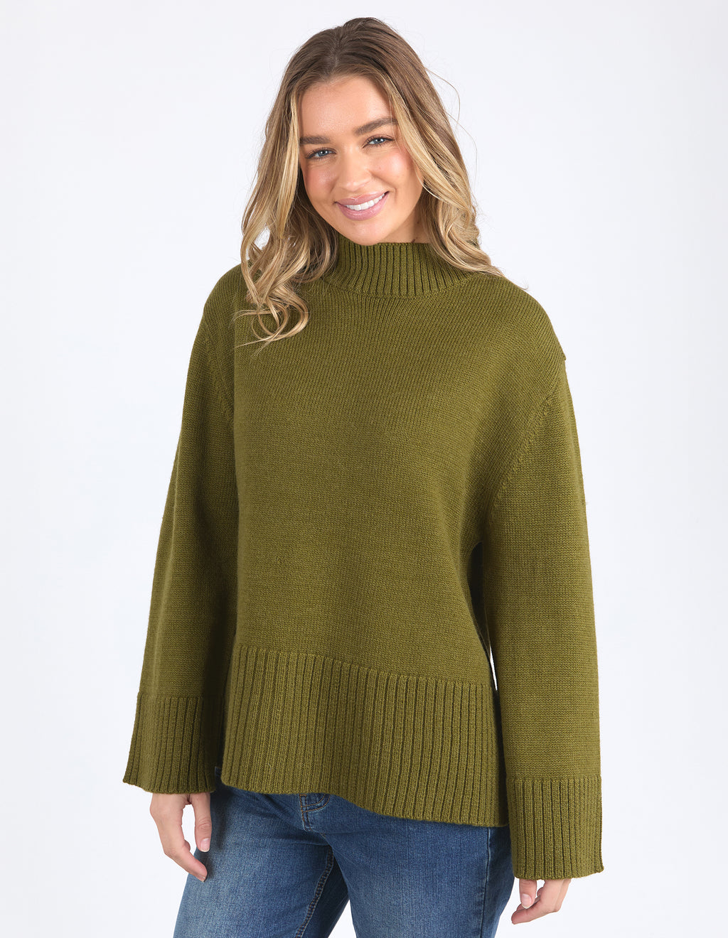 Jude Knit Olive Green