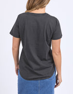 Flower Tee Wash Black