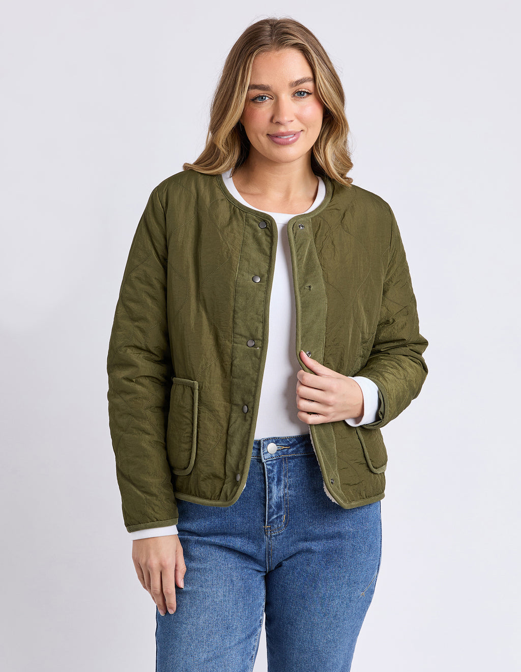 Alberta Quilter Jacket Moss Green