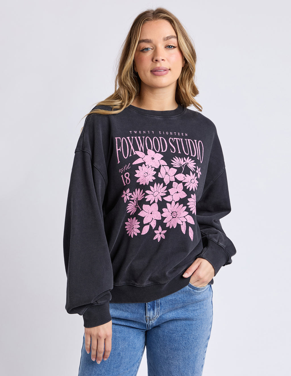 Floret Crew Black