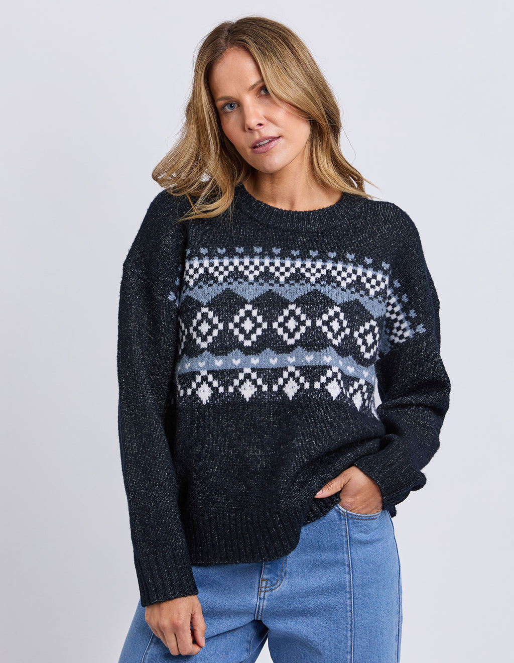 Panorama Knit Navy