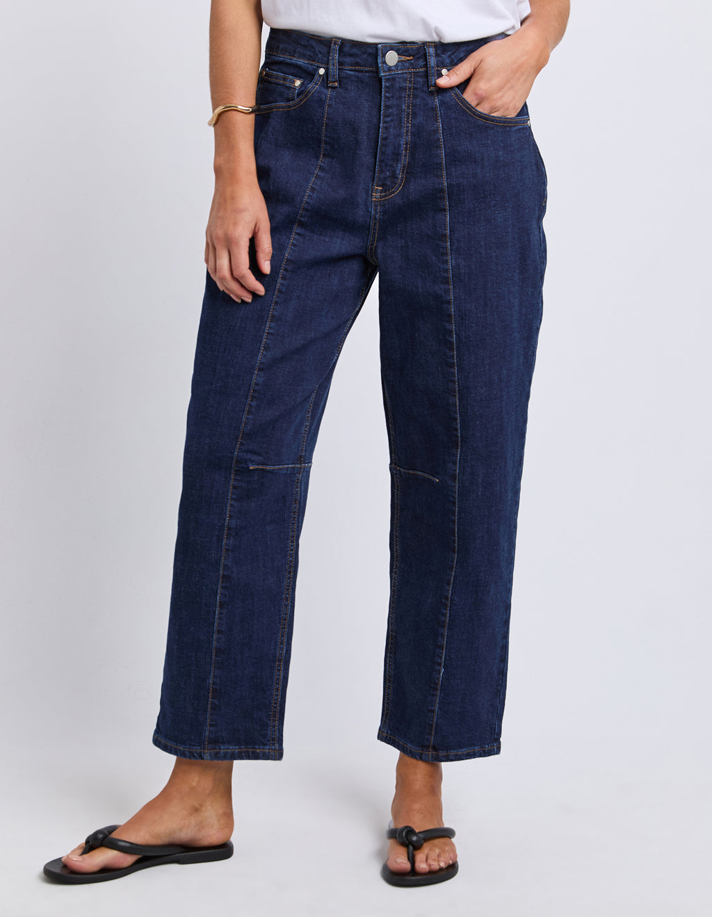Ambrose Barrel Jean Indigo