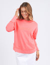 Simplified Crew Neon Pink
