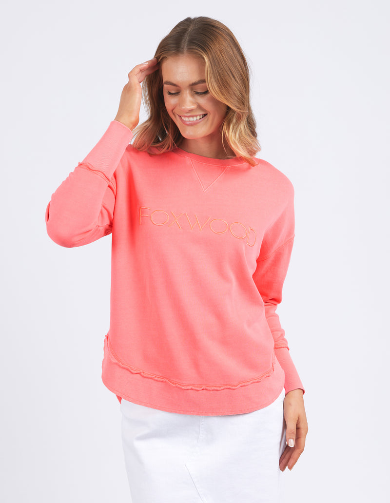 Simplified Crew Neon Pink