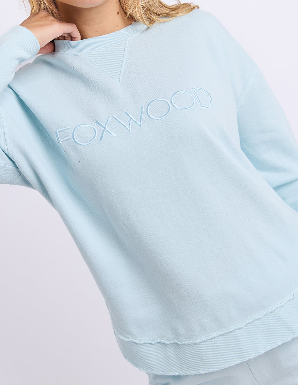 Simplified Crew Pale Blue