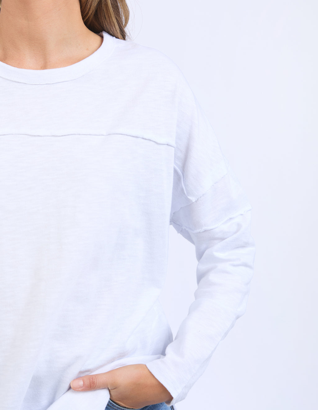 Jayne Throw On Top White