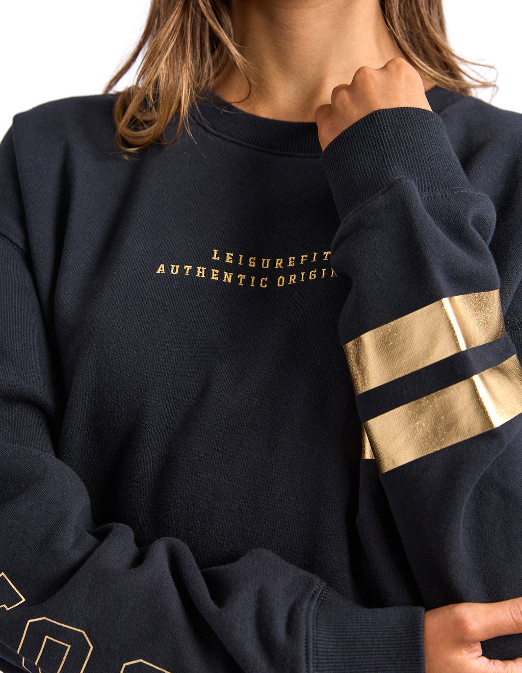 Metallic Origin Crew Black/Gold