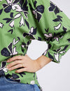 Idyll Floral Shirt Jungle Green