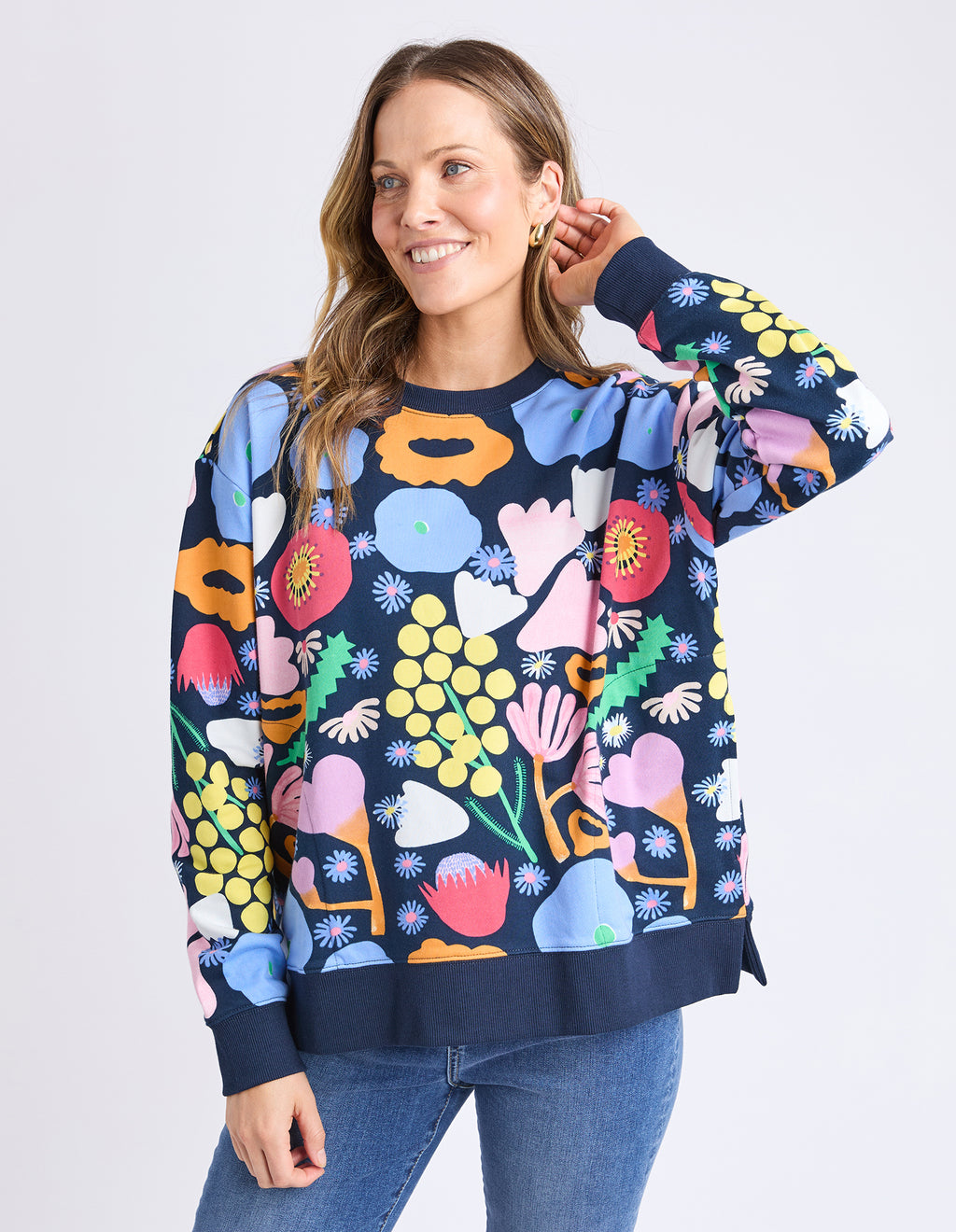 Flower Medley Crew Multi