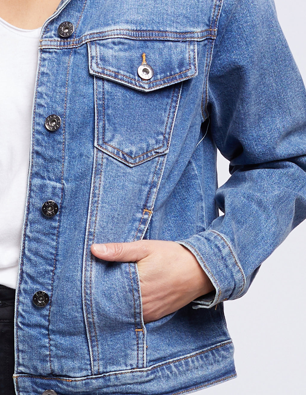 Angie Denim Jacket Blue