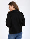 Angie Denim Jacket Black