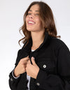 Angie Denim Jacket Black