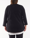 Alice Crew Wash Black
