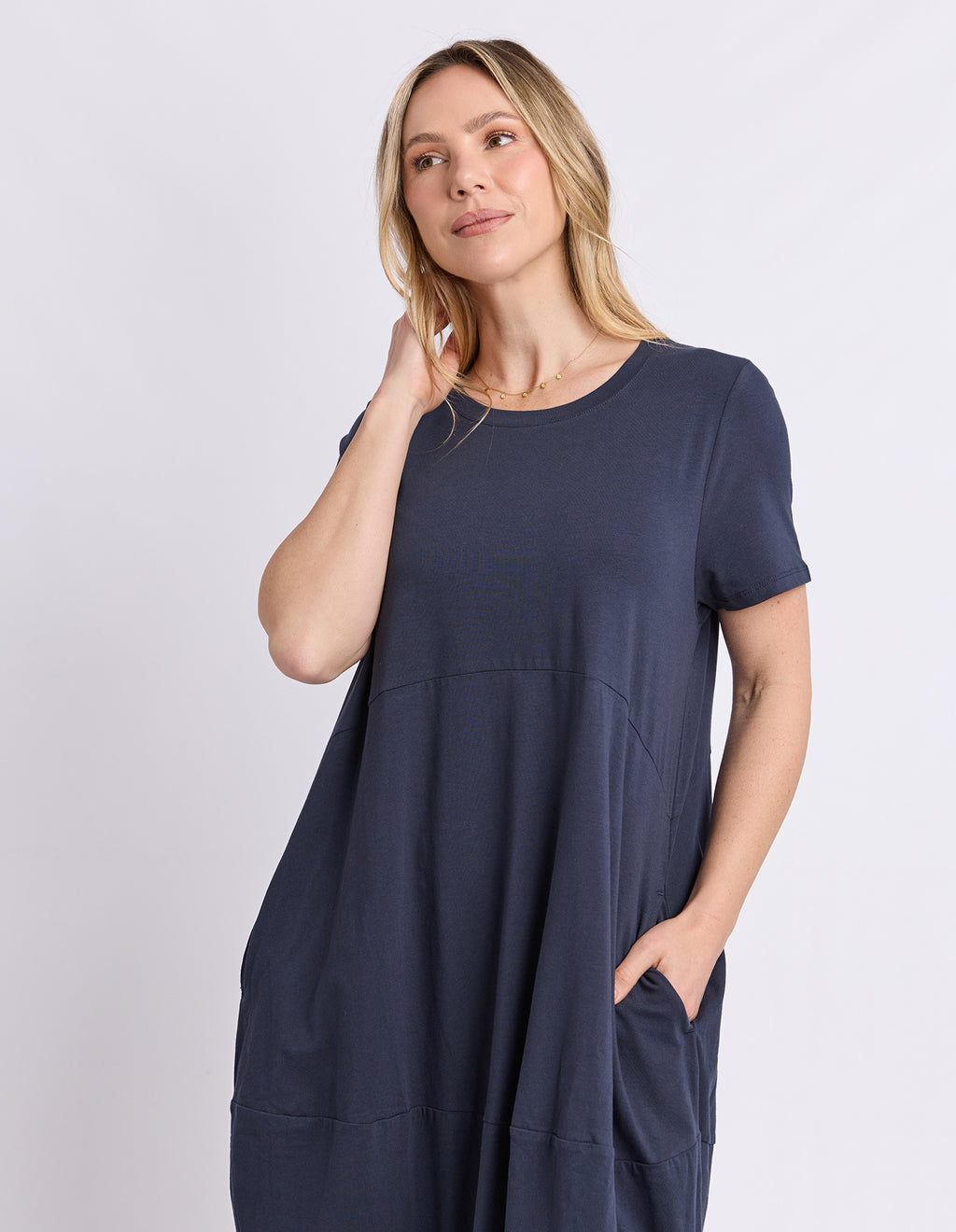 Diana S/S Dress Navy