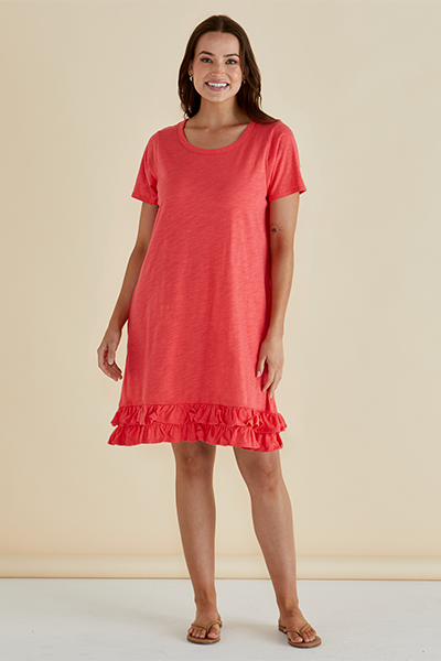 Aaliyah Dress Grapefruit
