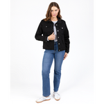 Angie Denim Jacket Black