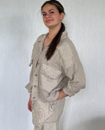 Anglaise Crop Jacket Natural