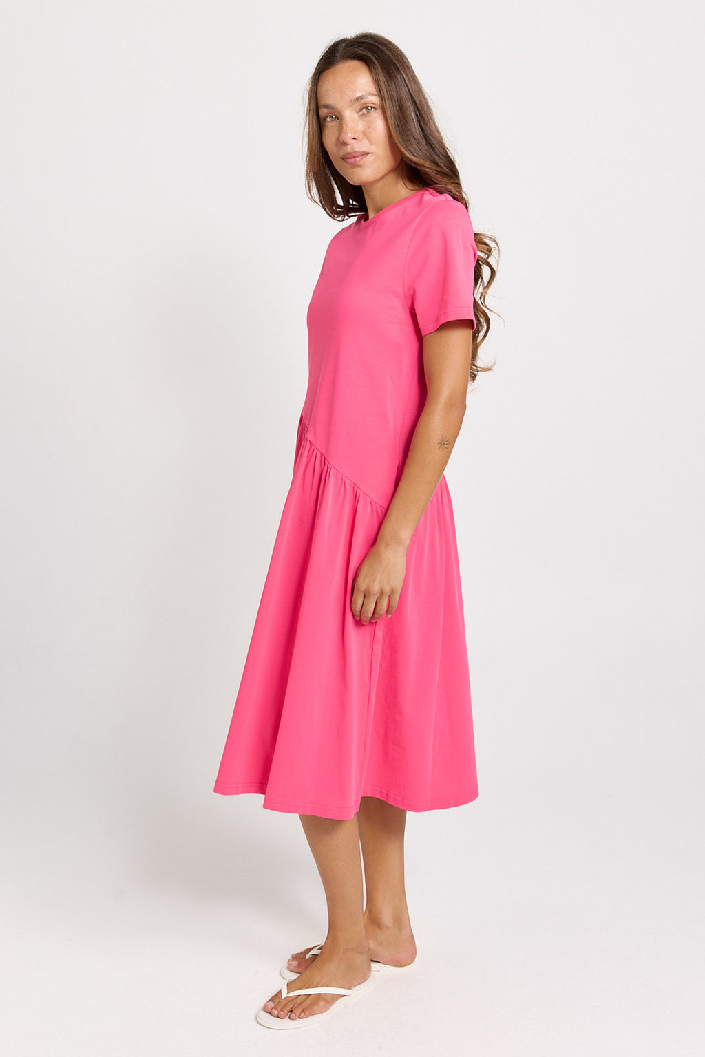 Ava Asymmetrical Dress Pink
