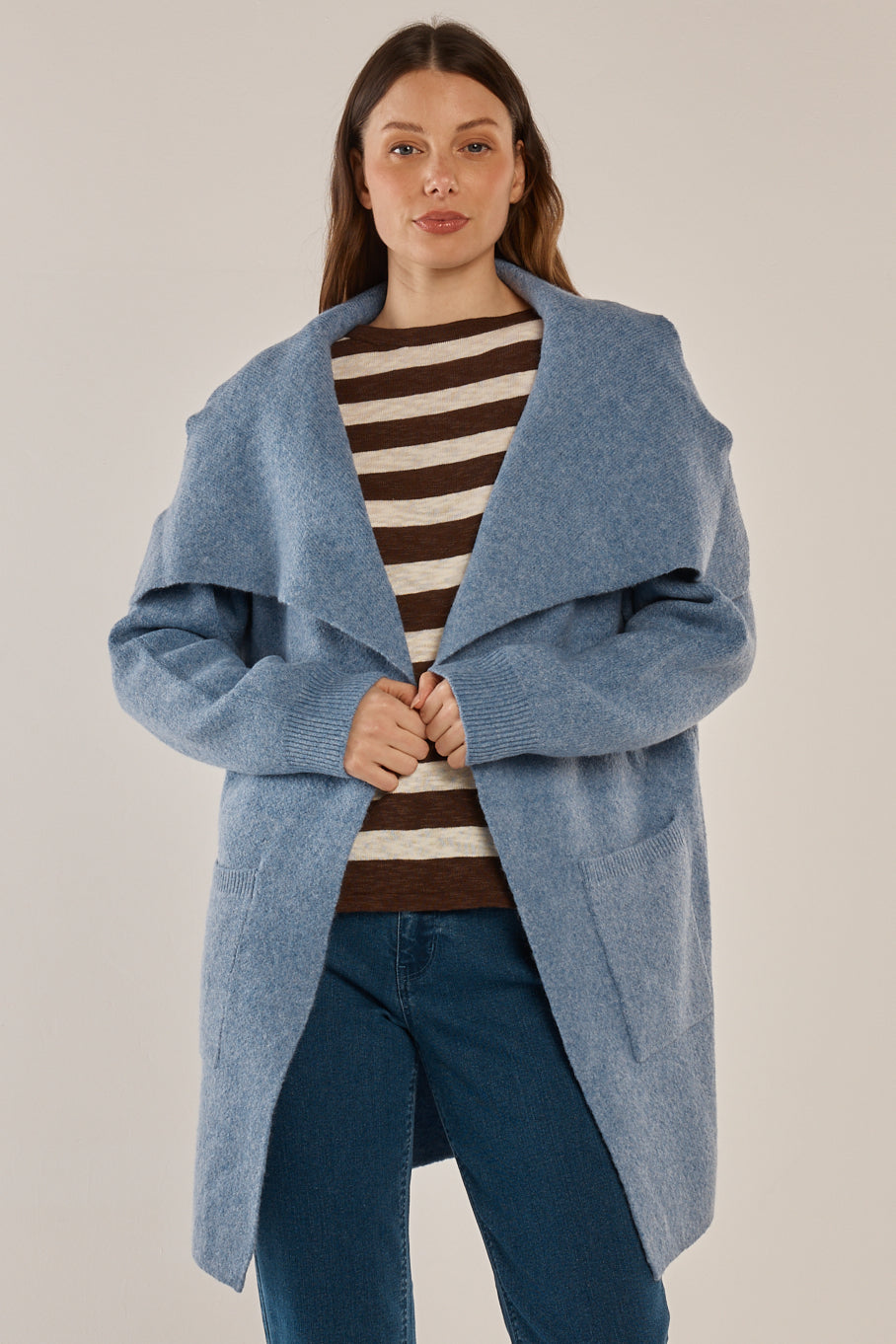 Abigail Cardigan Cornflower Blue