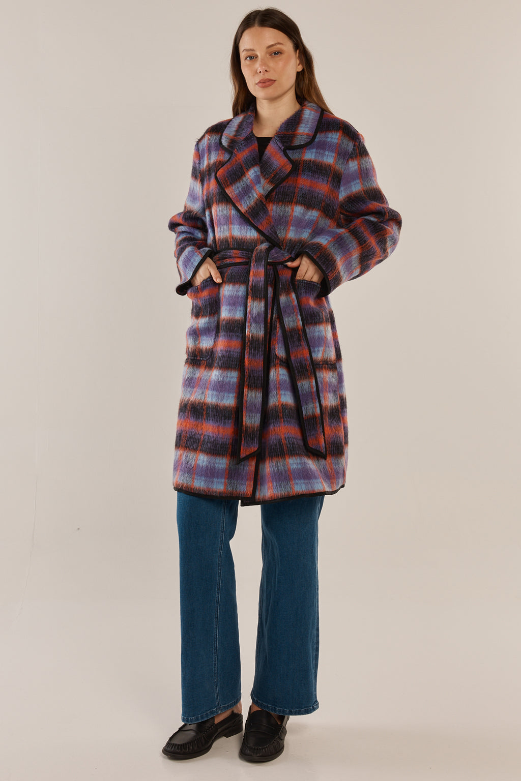 Oslo Coat Purple/Orange
