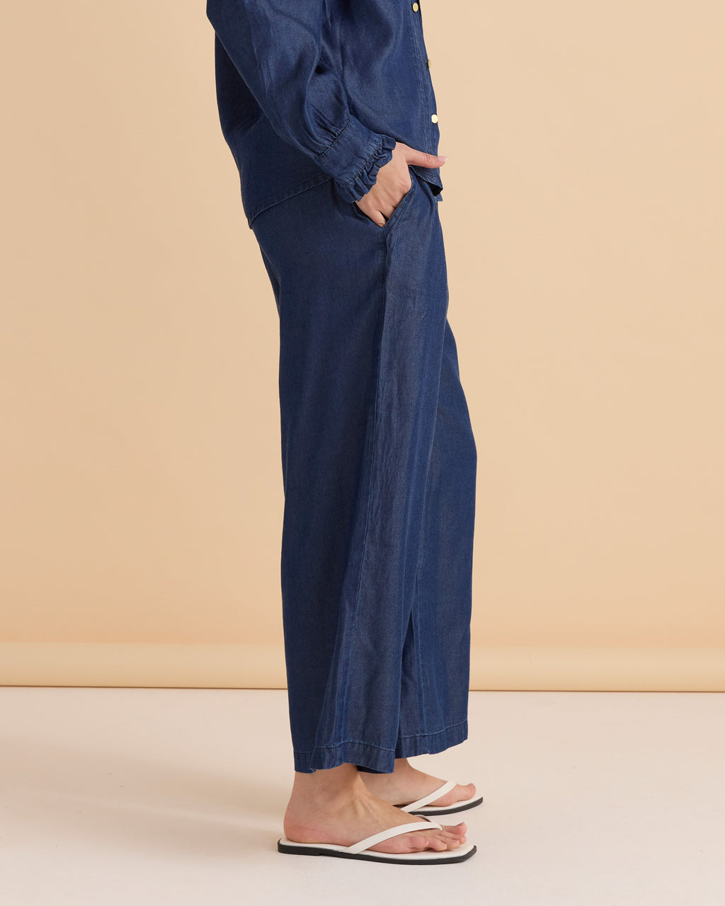 Rio Relaxed Pants Dark Blue
