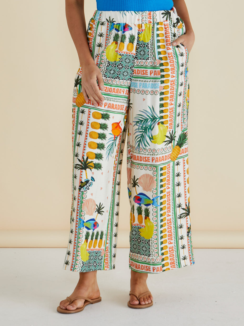 Sable Wide Leg Pant Multi