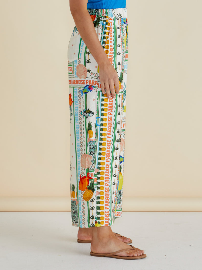 Sable Wide Leg Pant Multi
