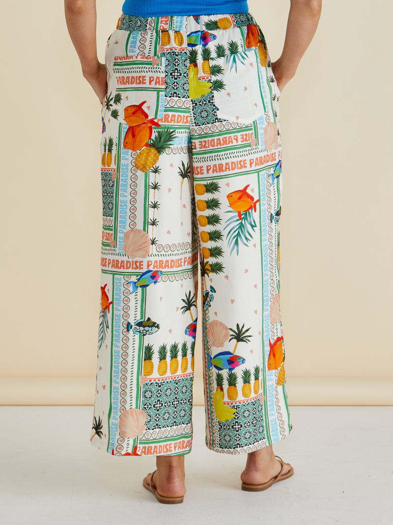 Sable Wide Leg Pant Multi