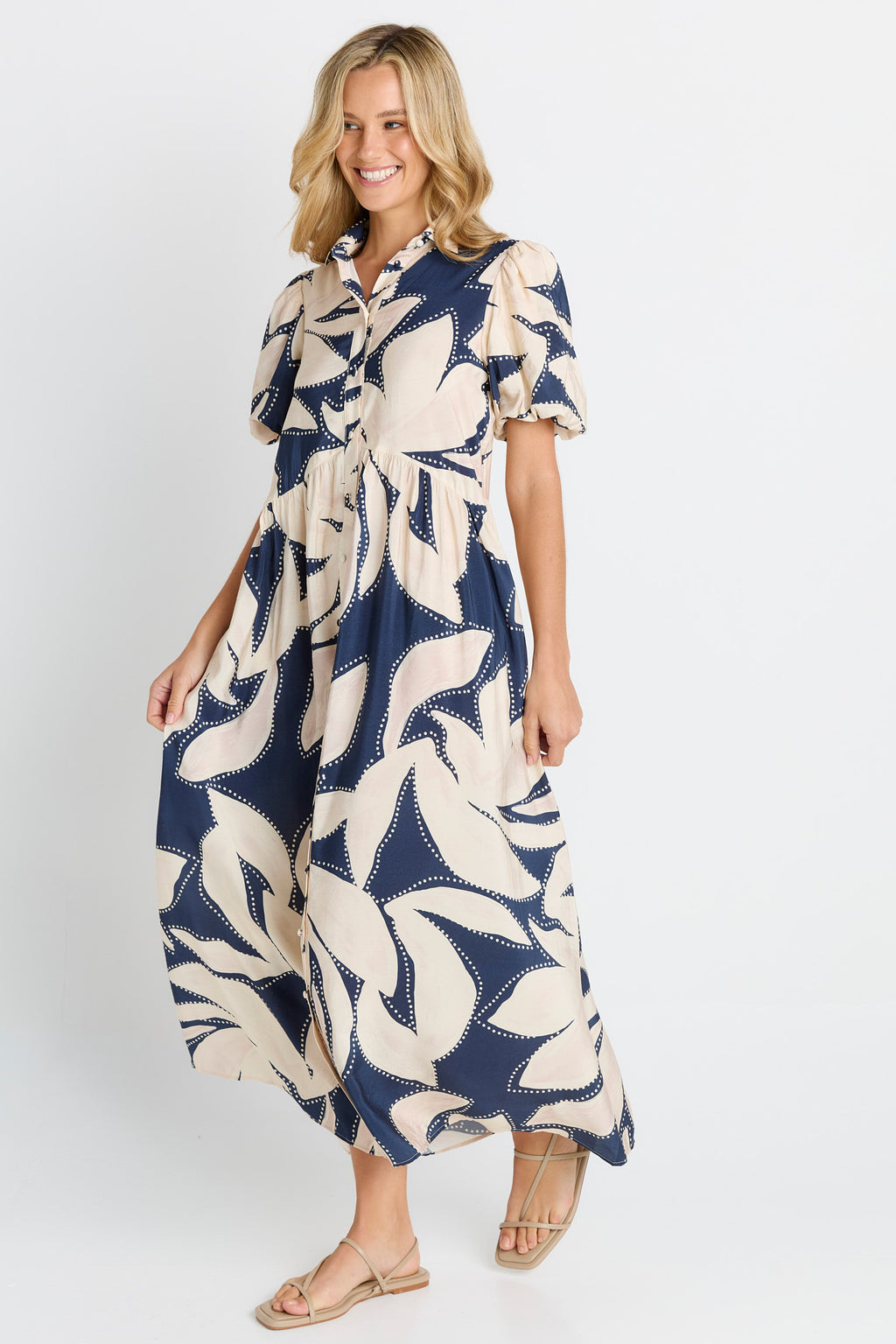 Nova Shirt Dress Navy