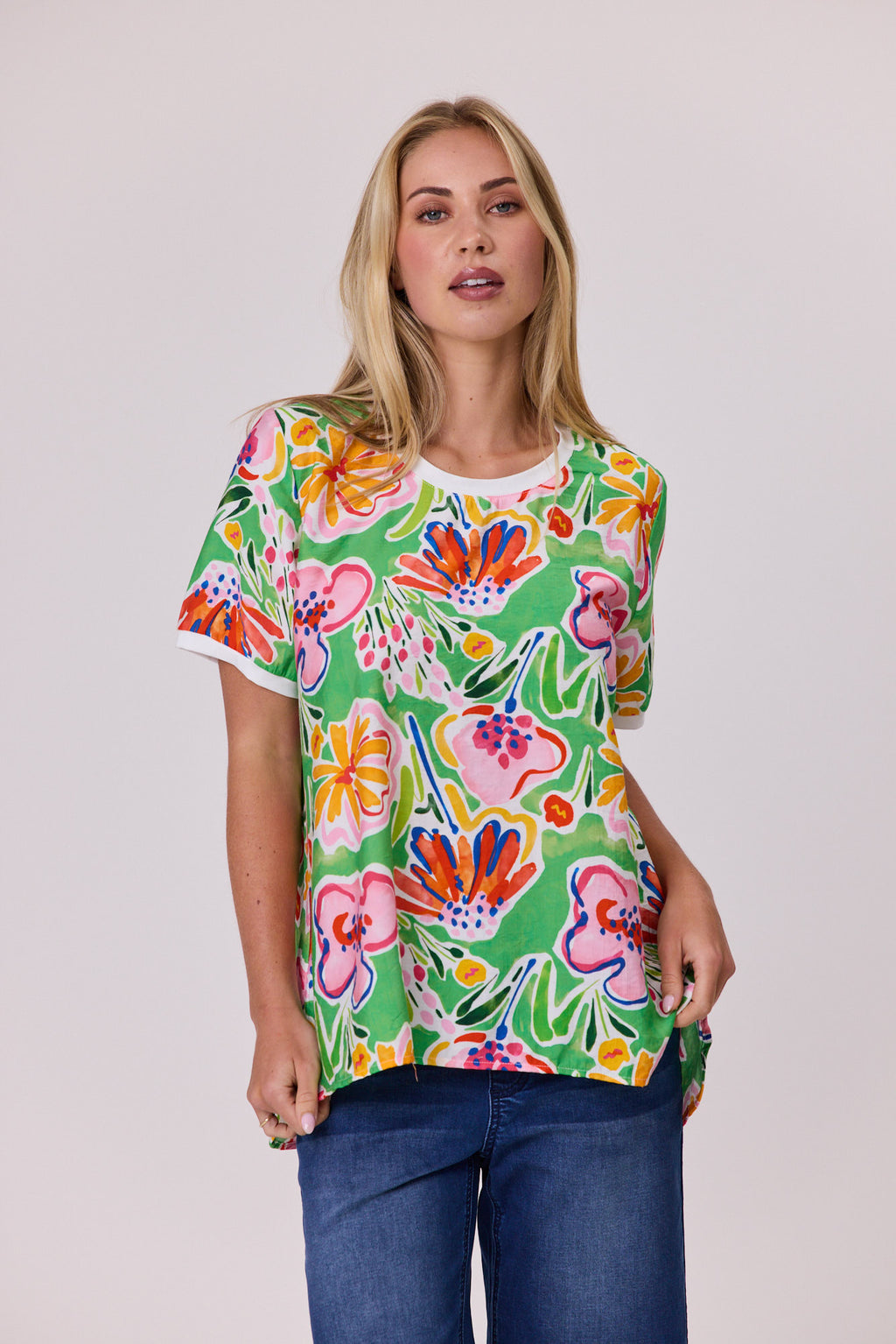 Bloom Pop Top Green