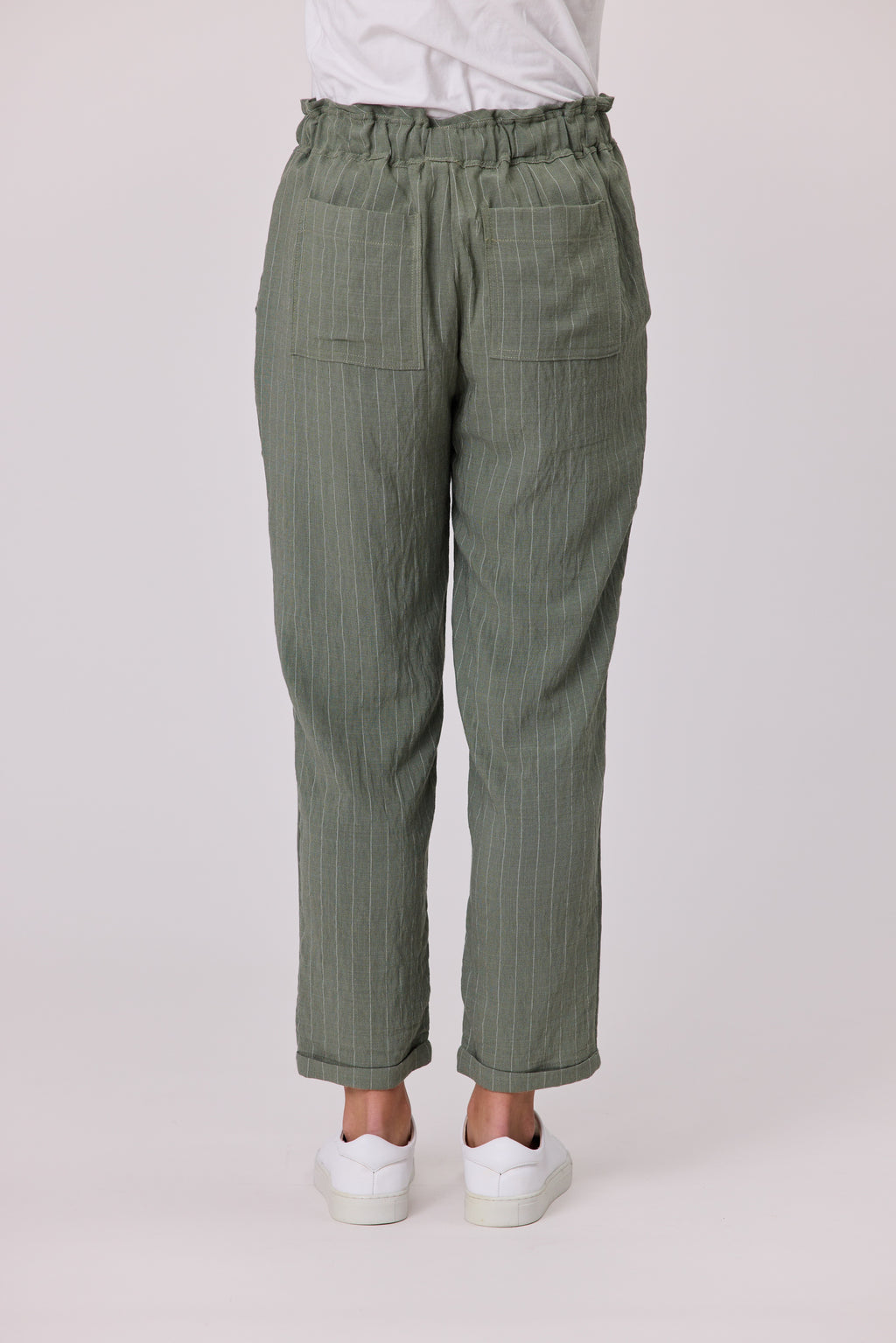 Haven Stripe Pant Khaki