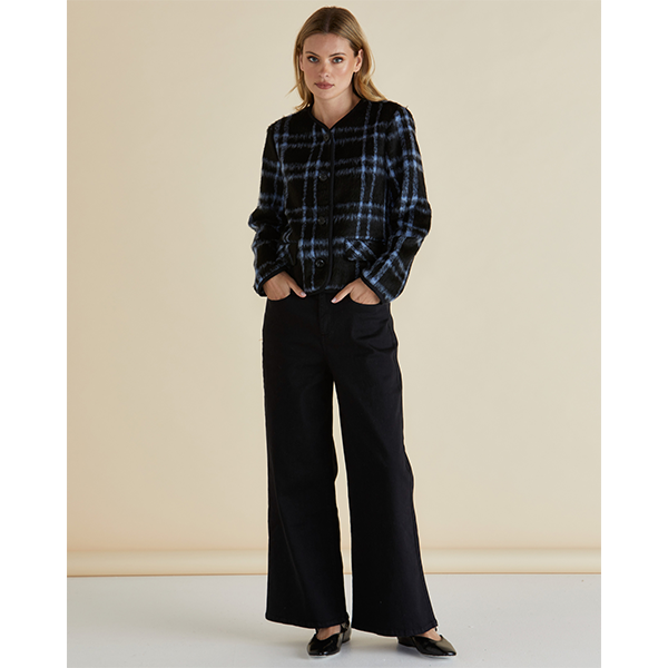 Charlie Check Jacket Blue Check