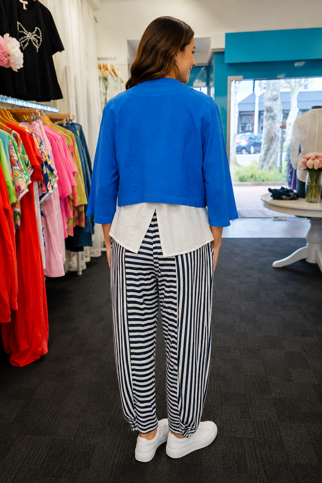 Crop Jacket Cobalt