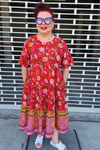 Chrissy Dress Red