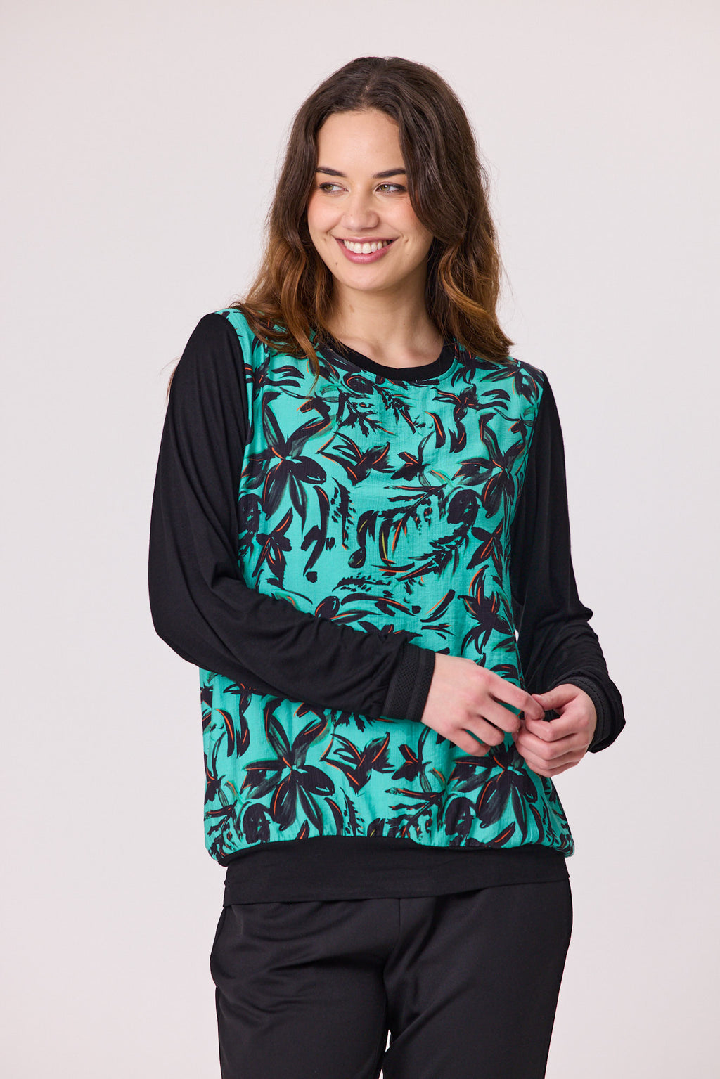 Simone Top Teal