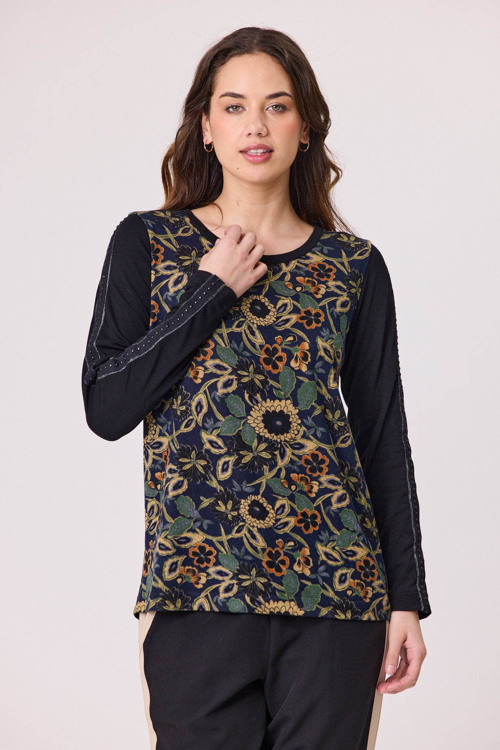 Margot Knit Top Black